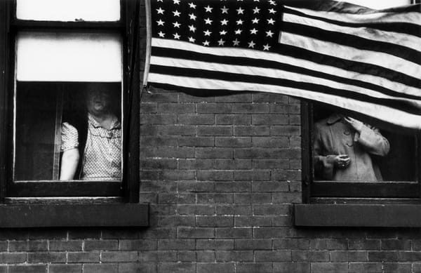 Parade Hoboken, New Jersey, 1955. From The Americans, © Robert Frank